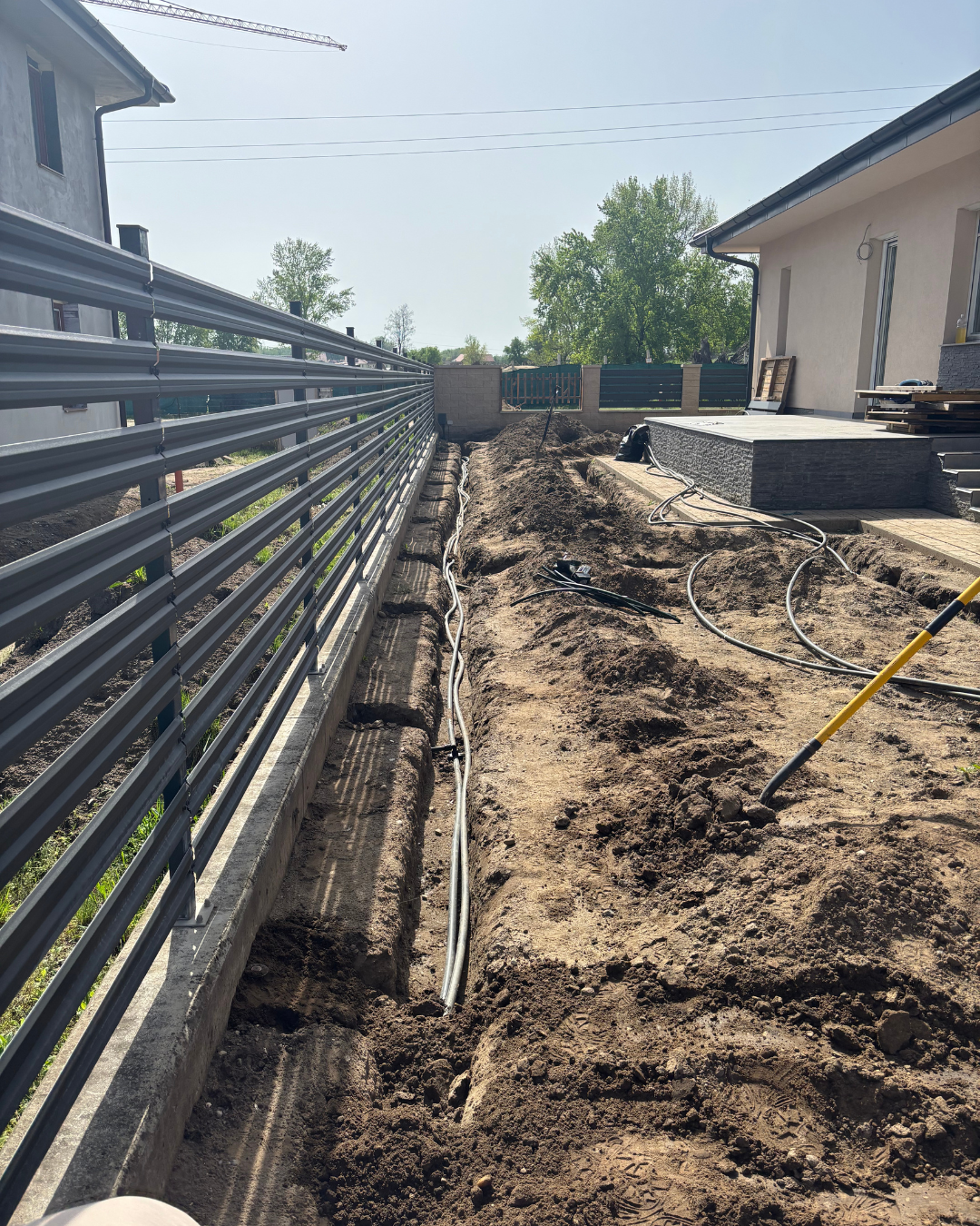 Öntözőrendszer - öntözőrendszer csövek lefektetése Budapesten