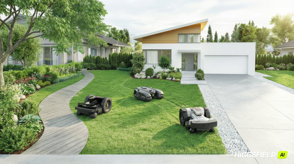 Robotfűnyíró - 3 fajta modell, ahogy nyírja a füvet